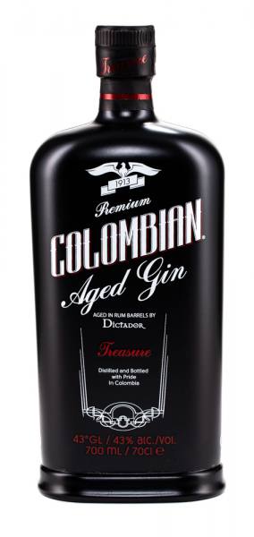Dictador Treasure Colombian Aged Gold Gin 700ml