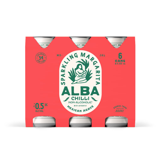 Alba Non-Alc Chilli Margarita 6 Pack Cans 250ml