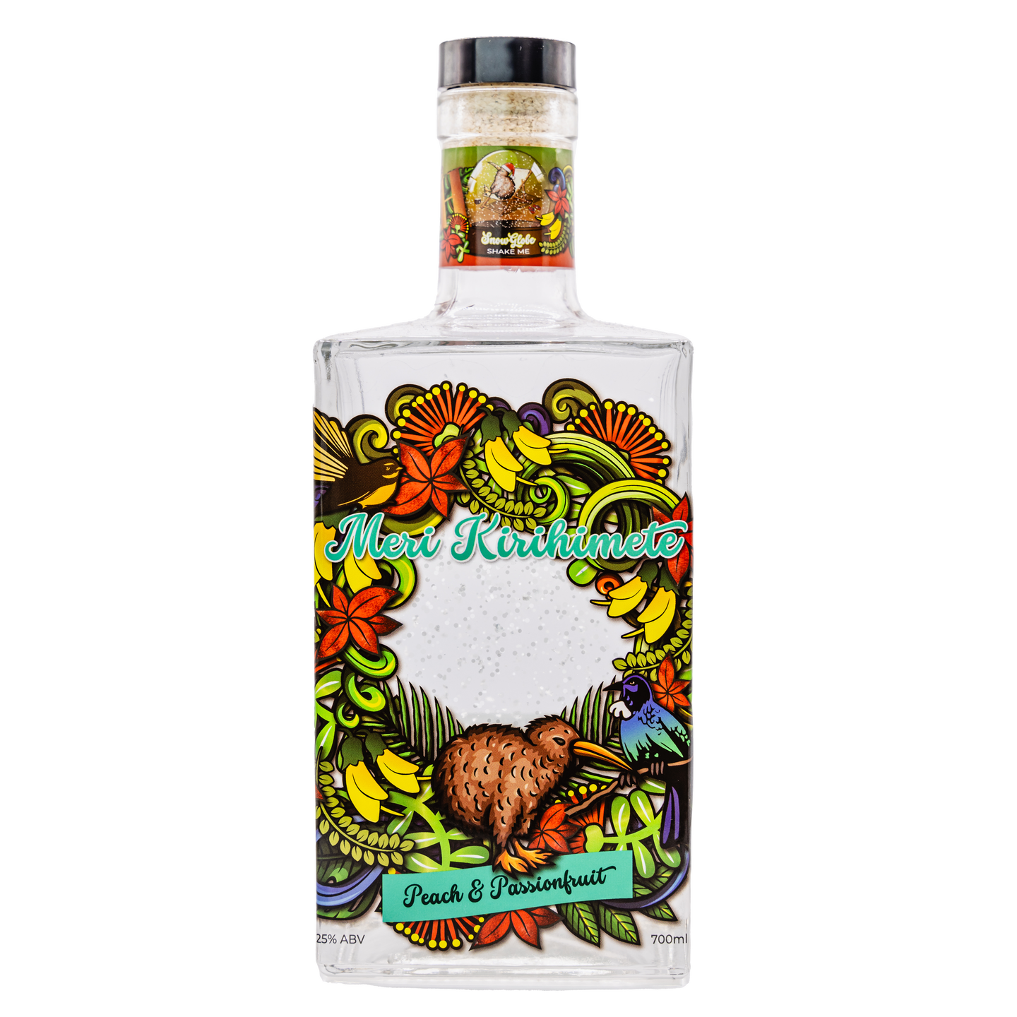 Duchess H Meri Kirihimete Peach & Passionfruit Snow Globe Gin 700ml