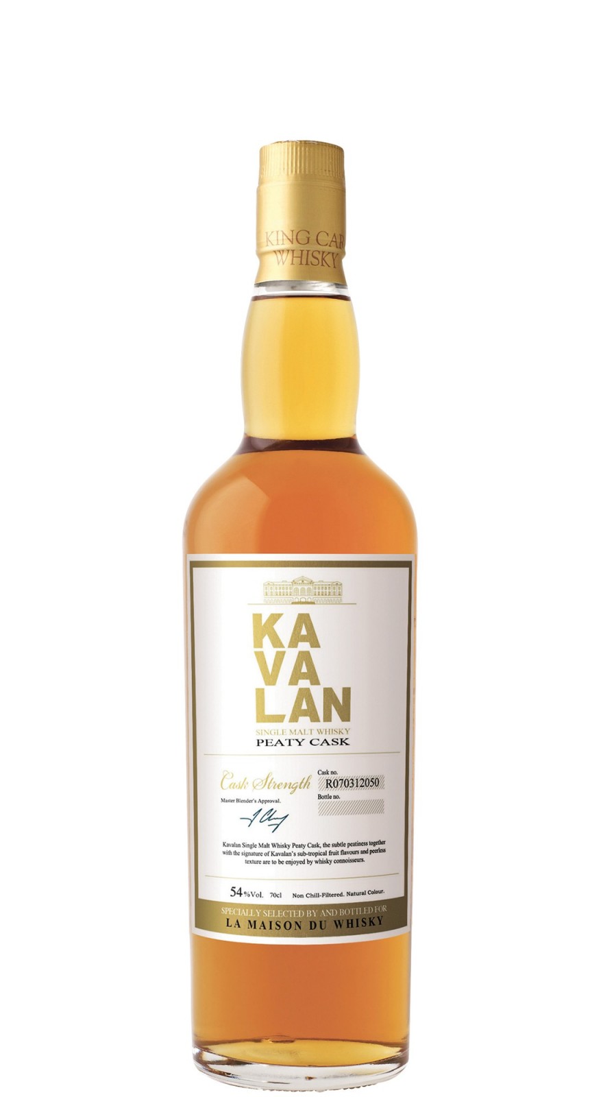 Kavalan Peaty Cask Single Malt Whisky 54%