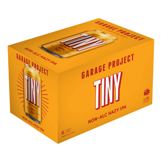Garage Project Tiny Hazy IPA Non-Alcoholic Cans 6x330m