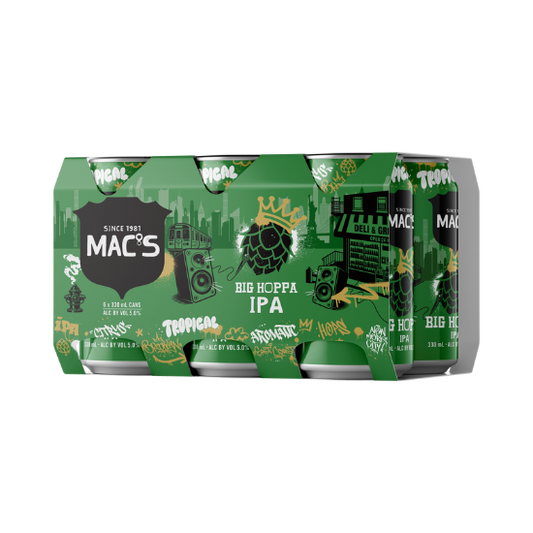 Mac's Big Hoppa IPA Cans 6x330ml
