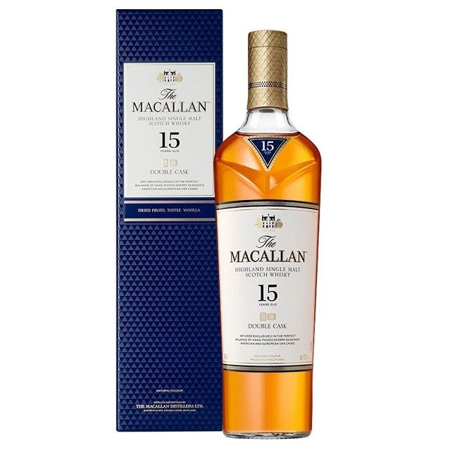 Macallan 15YO Double Cask Single Malt Whisky 700ml