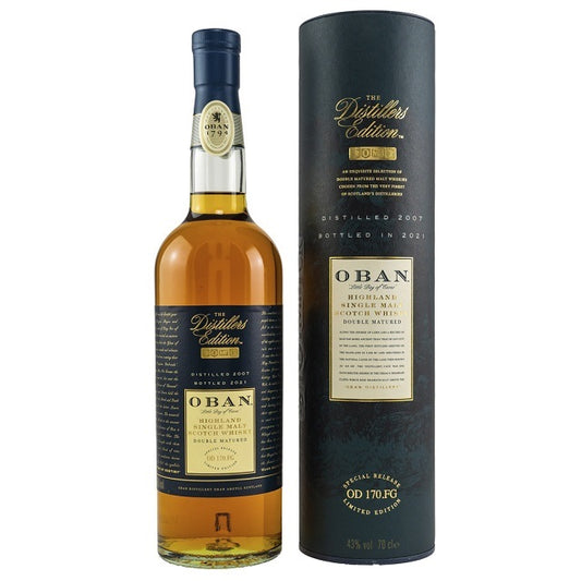Oban Distiller Edition 2007 bottled in 2021 Single Malt Whisky 700ml