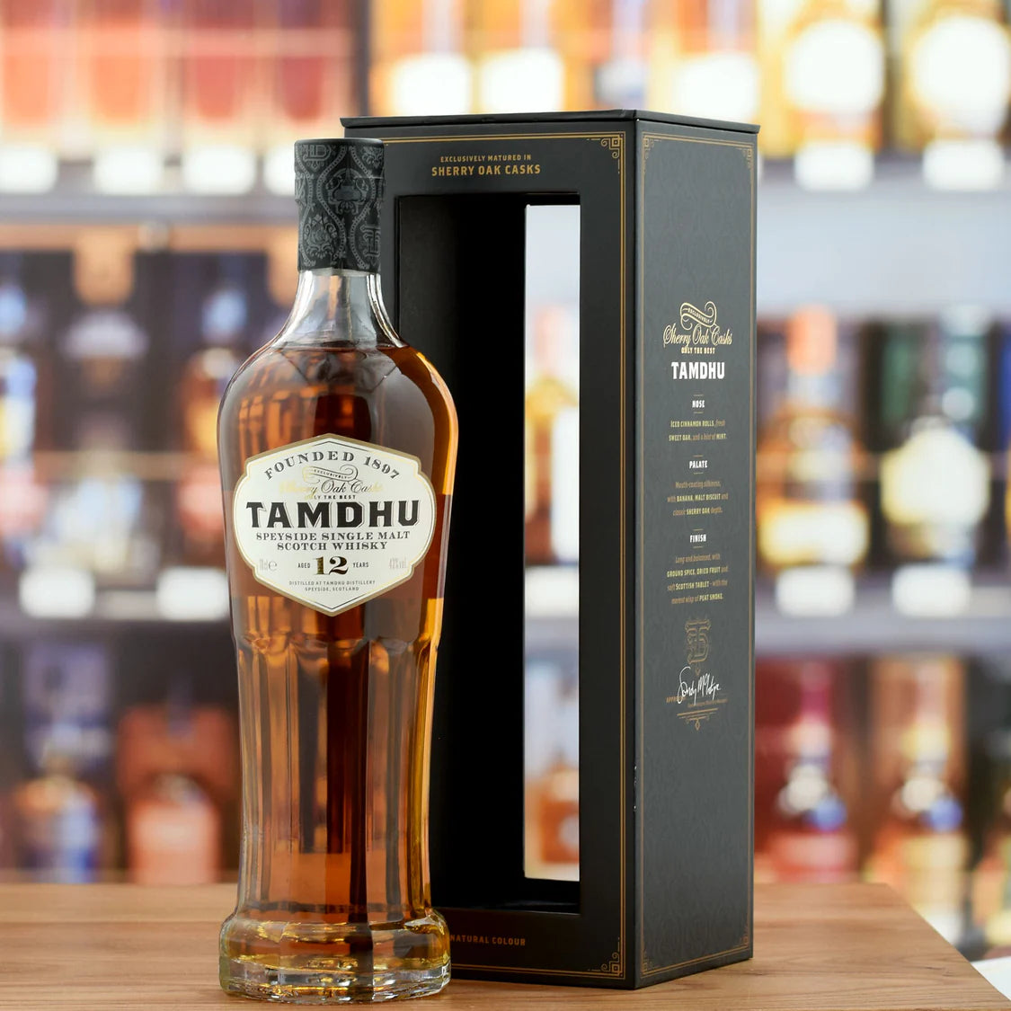 The Tamdhu 12YO Speyside single malt sherry oak cask 700ML