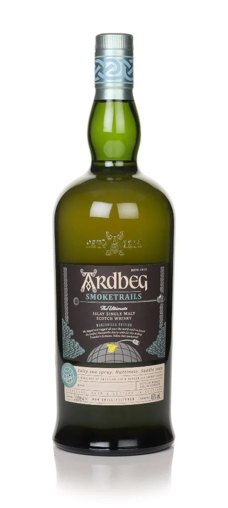 Ardbeg Smoketrails Manzanilla Limited Edition Single Malt Scotch Whisky 1L