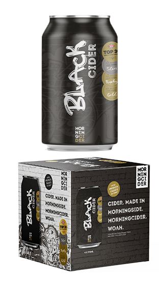 MORNINGCIDER MORNINGCIDER BLACK CIDER 4 PACK (24X330ML)