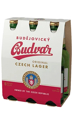 Budvar Czech Lager 6x330ml Btl