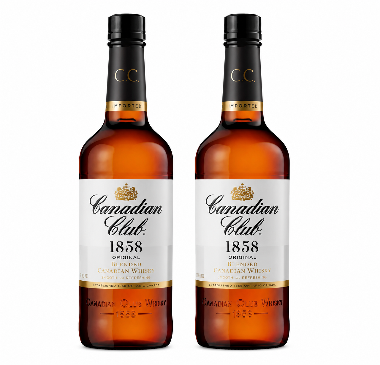 Canadian Club 1l 2 for 99.99