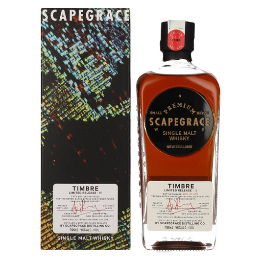 Scapegrace Timbre Limited Release Whisky 700ml