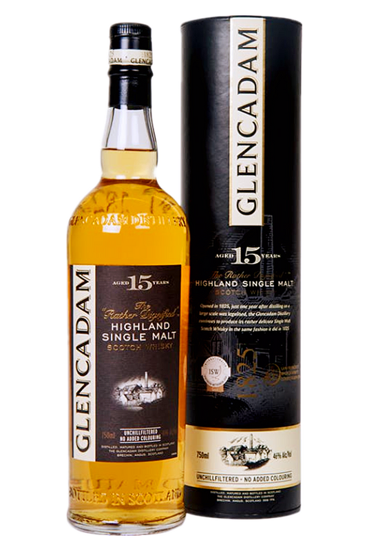 Glencadam  15yr Single Malt Whisky 1ltr