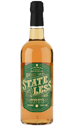 Stateless Green Apple Flavored Whisky 700ml (green)