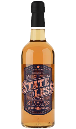 Stateless Peach Flavored Whisky 700ml (black)