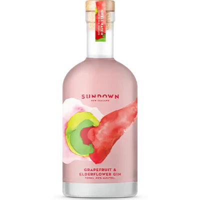 Sundown Grapefruit & Elderflower Gin 700ml