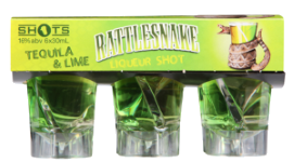 SHOTS RATTLESNAKE TEQUILA LIME 30ml 13.9% 12X6