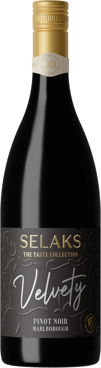 selaks the taste collection  Marlborough Velvety Pinot Noir