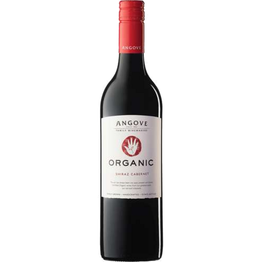 Angove Organic Shiraz Cab 750ml