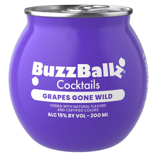 BuzzBallz Grapes Gone Wild Cocktails, 200ml