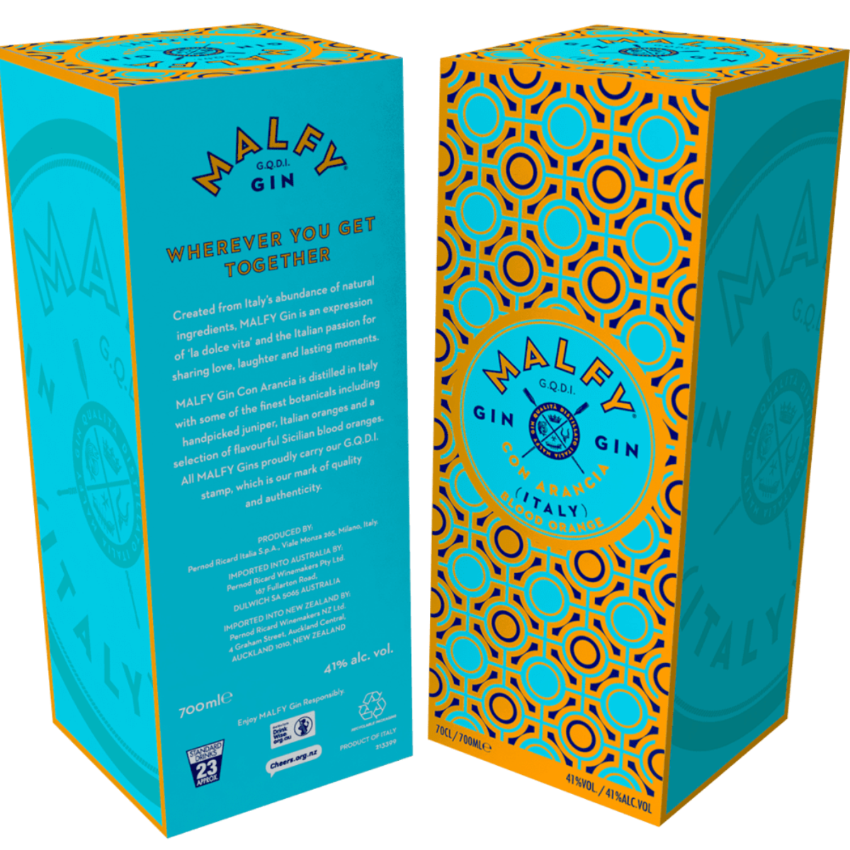 Maley Con Arancia Gin 700ml