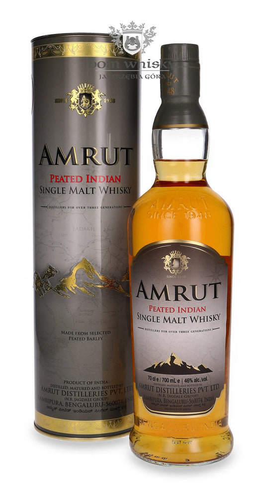 Amrut Peated Indian Single Malt Whisky 700ml