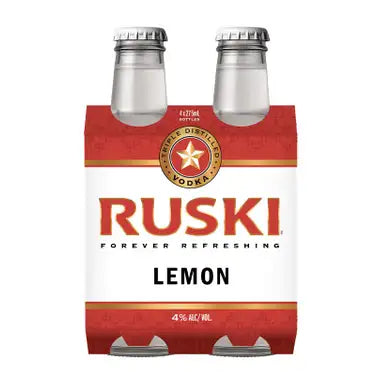 Ruski Lemon 4% 4 Pack Bottles 275ml