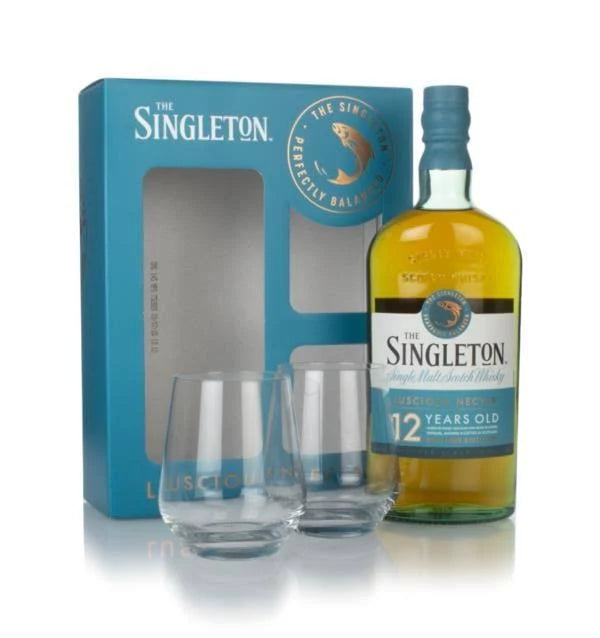 Singleton Single malt GP with Glasses