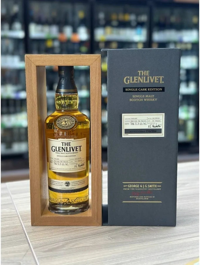 GLENLIVET - 14 YEARS OLD - SINGLE CASK EDITION (American Oak 53.1%)