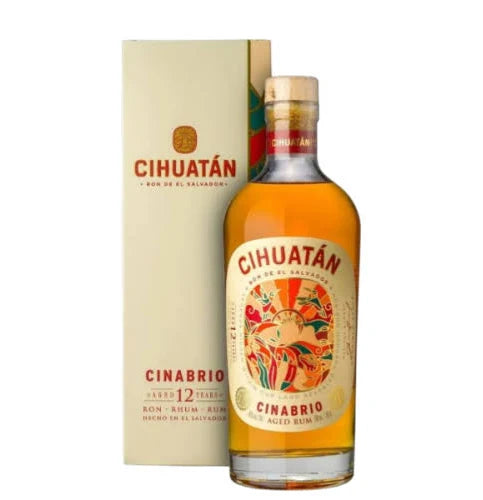 Cihuatan Cinabrio 12 Year Old Dark Rum 40% size 70cl