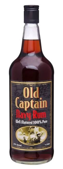 Old Captain Navy Dark Rum 1000ml