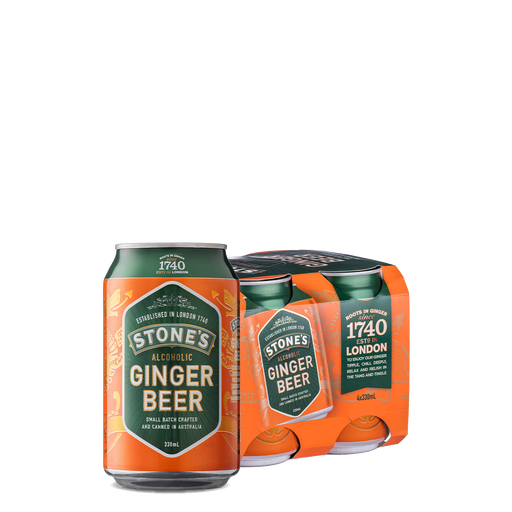 Stones Ginger Beer 4 Pack 330ml