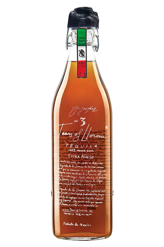 Tears of Llorona No. 3 Extra Añejo Tequila  1L