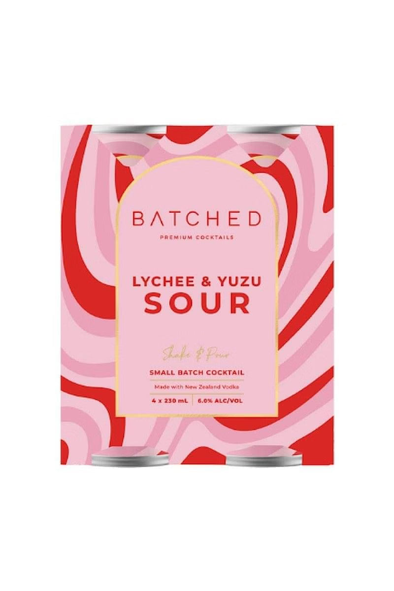 Batched Lychee&yuzu 4x230mlC