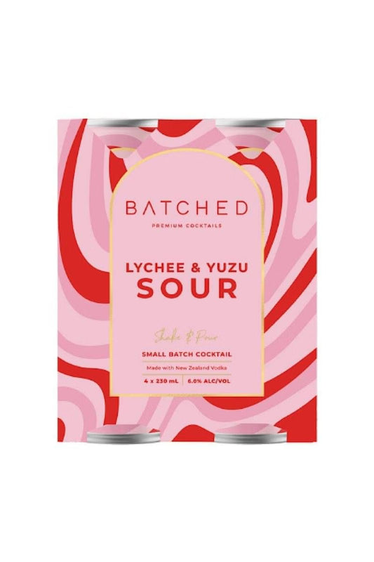 Batched Lychee&yuzu 4x230mlC